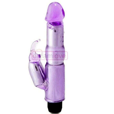 Vibratore Rabbit Piccolo con Vibrazioni Multiple - TPR Viola